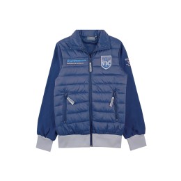 Order royal blue quilted jacket, quilted jacket, woven patch LOGO, embroidered LOGO quilted jacket, single lip zipper pocket J1050 Order royal blue quilted jacket, quilted jacket, woven patch LOGO, embroidered LOGO quilted jacket, single lip zipper pocket J1050